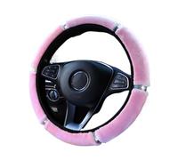 Caches Volant Housse de volant voiture en peluche douce accessoires d'intérieur d'hiver 37-38cm housse style