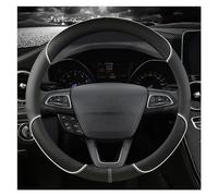 Caches Volant pour Ford pour Fiesta pour MK7 2000-2006 2007 2008 2009 2010 2011 2012 2013 2014 2015 2016 2017 2018 2019 2020 Couvre-Volant Couvre Volant Voiture (Size : White O Shape)