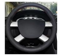 Caches Volant pour Ford pour Kuga 2008-2011 pour Focus 2 2005-2011 C-Max Voiture Housse Volant Voiture Bricolage Tresse Cuir Artificiel Couvre Volant Voiture(Dark Blue Thread)