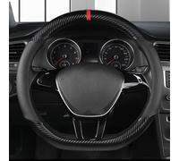 Caches Volant pour Nissan pour Qashqai J11 pour X-Trail T32 2015 2016 2017 2018 2019 2020 2021 Couverture Volant Voiture en Fiber Carbone(Type F D Shape)