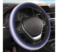 Caches Volant Voiture Étoile À Paillettes Violettes Ombrées d'halloween Housse Volant Voiture Universel Couvre Volants Voitures Robuste pour Accessoire Pkw Véhicules 37-38Cm
