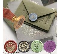 Cachet De Cire Personnalisé, Personnalisé Tampon de Cire avec Prénom Lettres Logo, Cadeau pour les Invitations de Mariage, Décorations de vin, Enveloppes, Cadeaux de Noël et Souvenirs de Graduation