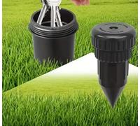 Cachette à Clés Souterraine en Forme d'Arroseur, Coffre-Fort Dissimulé pour Jardin en Plastique Durable, Sécurité Extérieure Discrète Sans Pile