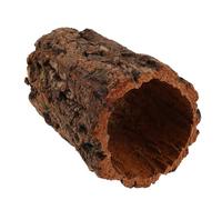 Cachette Bûche Terrarium en Bois, Décor Forêt Tropicale pour Habitat | Forme Tronc Creux, Sécurité Renforcée, Entretien Facile, pour Serpent des Blés et Bernard-l'ermite