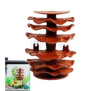 Cachette d'aquarium - Accessoire d'abri de repos Betta, ornement d'habitat monté par ventouse | Décoration de refuge d'aquarium pour activité d'élevage, dissimulation de Relaxation, jeu de compagnons