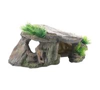 Cachette d'aquarium pour reptiles - Peau de tortue et reptile, grotte cachée pour aquarium | Abri de décoration d'aquarium pour poissons et crevettes, abri de décoration d'aquarium durabble, ornements
