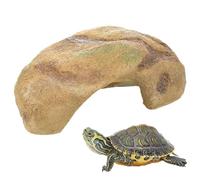 Cachette d'aquarium pour reptiles - Peau de tortue et reptile, grotte cachée pour aquarium | Abri de décoration d'aquarium pour poissons et crevettes, abri de décoration d'aquarium durabble, ornements