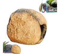 Cachette De Caverne De Reptiles - Grotte Magnétique D'Aquarium Pour Reptiles, Peau De Serpent En Résine Et | Grotte De Tortues Pour Aquarium, Décoration D'Aquarium Pour Reptiles, Nascondig