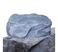 Cachette de clés en pierre, fausse cachette de clés en pierre | Cachette de clés en fausse pierre | Coffre-fort intérieur secret spacieux pour un nouveau propriétaire de maison ou quelqu'un qui vit