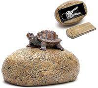 Cachette de clés pour l'extérieur, pierre avec compartiment secret, cachette de clé, cachette de clé, cachette secrète pour clés de géocaching pour l'extérieur