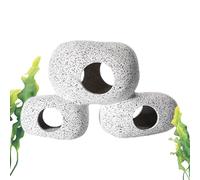 Cachette de crevettes pour aquarium, cachette d'aquarium - Petit habitat réaliste, décoration d'aquarium pour se cacher, se reposer, aménagement paysager, cachettes d'aquarium