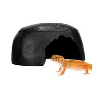 Cachette de gecko léopard | Abri pour reptiles - Petite peau de lézard humidifie l'habitat avec 3 éviers pour gecko, barbu, dragon, serpent, tortue, grenouille