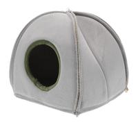 Cachette de Hamster en Coton, Chaude, Démontable, pour Petits Animaux | Forme Yourte Mongole, Facile à Nettoyer, Style Simple et Élégant, pour Chinchilla et Cochon D’inde