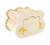 Cachette de hamster fabriquée en bois - Cachette de hamster | formes mignonnes de nuages, cachette de hamster, hamsters restants - Slip | Petits animaux de compagnie Décoration d'espace d