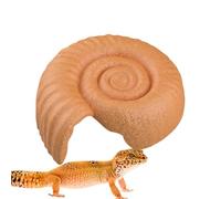 Cachette de reptile en forme d'ammonite - Maison en cage à serpent - Habitat décoratif pour dormir, maison, terrarium, jardin, jouer, se cacher