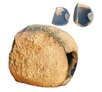 Cachette de Reptiles - Grotte magnétique pour Aquarium | Aspect Roche simulée pour Poissons Betta, crevettes et Autres, Accessoires décoratifs pour cachettes, Habitat pour l'entretien du Terrarium