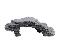 Cachette de Tortue Cachette, Reptile Pâle Habit Habitat, décoration Ornement en résine de qualité, Couleur Non Gris sûre 19.5x9x7cm pour Les Aquariums et Les habitats de Reptiles