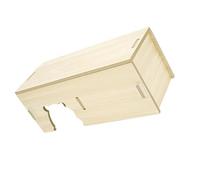 Cachette en bois pour hamster, idéale pour créer un environnement amusant pour les petits animaux, les décorations de cage pour hérisson
