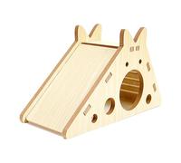 Cachette en bois pour hamsters, labyrinthes, cage en bois solide pour hamster nain, souris, écureuil