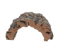 Cachette en Écorce pour Reptiles, Grotte Stable, Décor | Parois Intérieures Lisses, Bords Arrondis, Surface Texturée, pour Aquariums et Terrariums de Tortues