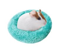 Cachette en noix de coco pour hamster - Cage en noix de coco pour hamster - Hamster suspendu - Hamac naturel en noix de coco pour hamster avec tapis chaud - Petites maisons naines pour hamsters -