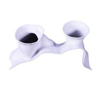 Cachette incurvée pour poissons - Habitat pour poissons Betta | Tunnel Nookk pour crevettes | Équipement de sanctuaire intérieur | Cave de retraite d'aquarium | Accessoires de réservoir sous-