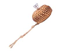 Cachette Magnétique pour Araignée Sauteuse | Abri pour Lézards en Rotin,Cachette Décorative À Aimant pour Escargots Bernard l'Hermite Tarentule Reptile Arboricole