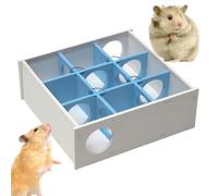 Cachette multi-chambres pour hamster - Tunnel labyrinthe à 9 chambres - pour hamster - Cachettes spacieuses pour hamsters, petites races