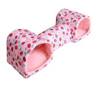 Cachette pour cochons d'Inde - Tunnel Doux et Chaud pour Cochon d'Inde - Lit Confortable et Confortable pour Hamsters Lapins, furets, Chinchillas, hérissons |.Cache
