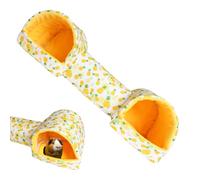 Cachette pour hamster antidérapante et lavable en machine | Lit pour hamster - Tunnel - Petits animaux domestiques comme les chinchillas, lapins domestiques et furets