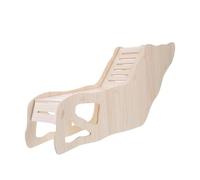 Cachette pour Hamster en Bois, Maison Décorative Multifonction, Beige | Espace Intime pour Repos et Sommeil, Solide et Discret, pour Rats et Hamsters, Style