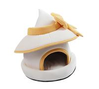 Cachette pour Lapin | Maison pour Lapins Mignonne et Chaude | Lit pour Animal Doux Amovible | pour La Maison en Hiver Hamsters Cochons d'Inde Furets Hérissons Poules Chatons Petits Animaux