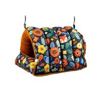 Cachette pour perroquets Cabine pliante rembourrée textile douillet Sanctuaire de poche chauffé Coin protégé tranquille Coin douillet Havre de compagnon à plumes Volière Abri pour animaux de com