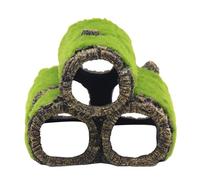 Cachette pour Poissons, Grotte en Mousse Naturelle pour Aquarium, Cachette Spacieuse Amovible Multifonction Réaliste pour Coin de Ponte, Repos des Crevettes et Betta en Eau Douce ou Salée