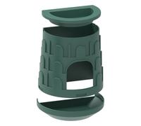 Cachette pour reptile - Cage pour reptile lézard - Jouet d'escalade amovible naturel avec bassin d'eau supérieur pour caméléon, terrarium, gecko, aquarium, grenouilles arborescentes