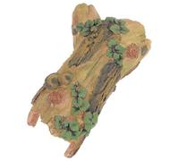 Cachette pour Reptiles en Résine, Tronc d'arbre Creux, Facile à Nettoyer | Serpents et Lézards, Abri Discret, Structure Creuse, Décor D'habitat, Usage en Terrarium