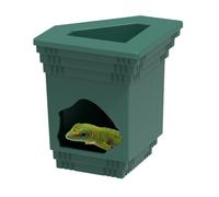 Cachette pour Reptiles,Plateau a Nourriture Suspendu a Installation Verticale avec Bol d'eau Amovible pour Gecko,Lézard,Petit Animal de Compagnie,Dragon Barbu