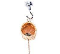 Cachettes d'araignées sauteuses - Enclos d'araignée faites à la main, décoration naturelle de petits animaux, mangeoire, peaux de noix de coco pour la maison, l'extérieur, le jardin, les sauts, les