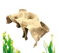 Cachettes de poissons pour aquarium - Décoration de paysage d'habitat de | crevettes | Décoration d'aquarium pour crevettes et poissons - pour Betta Guppy Cory Poisson-chat Petit Cichlidé Reptile Ermi