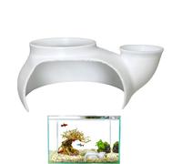 Cachettes pour Aquarium | Refuge Reproduction imprimé en 3D pour Poissons,Tunnel sous-pour Aquarium - pour Betta, corydoras, Petit cichlidé, Reptile, Poisson-Chat, Crabe, Terrarium, Refuge