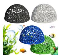 Cachettes pour crevettes d'aquarium 4 Pièces Tunnel stable à trous de | Accessoires Tunnel Pour Aquarium À Crevettes Pour Nourrir Élever Se Cacher Repos Poreux Débutants Betta Eau
