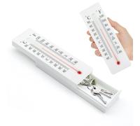 Cachez une clé en plein air, thermomètre décoratif cacher une clé de déviation compartiment caché Dexspoeny secret caché, cachette de clés en plein air, conteneurs cachés secrets pour pièces de