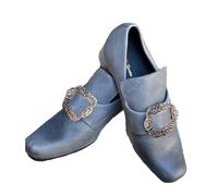Cachorro 1 Paire De Chaussures Médiévales Renaissance Halloween pour Hommes, Bottes De Jazz en Cuir Vintage, Accessoires De Randonnée Décontractés en Plein Air,Dark Gray,46