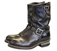 Cachorro Hommes Médiéval PU Bottes en Cuir, Chaussures Steampunk Gothique Viking Pirate Accessoires, Chaussures De Bottes À Bout Rond Vintage Knight Side Zip, 1 Paire,Noir,41