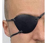 Cachorro Housse De Patch en Cuir pour Les Adultes, Médiéval Steampunk Réglable Les Yeux Bandeau, Renaissance Un Œil Pirate Cosplay Costume Mascarade Accessoires,Left Eye