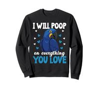 Cacinthe Amoureux des Oiseaux Gardienne des Oiseaux sur Jacinthe Ara Sweatshirt