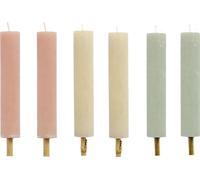 Cactula 6 bougies torches pour l'extérieur Icecream | Longueur 68 cm | 3,8 x 20 cm | 10 heures de combustion