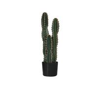 Outsunny Cactus artificiel grand réalisme 3 pieds Ø 17 x H 60 cm pot inclus Vert