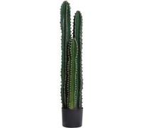Outsunny Cactus artificiel Ø 17×98 cm - grande taille, plastique, réalisme, vert