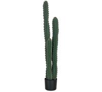 Outsunny Cactus artificiel grande taille en plastique Ø18x120 cm vert
